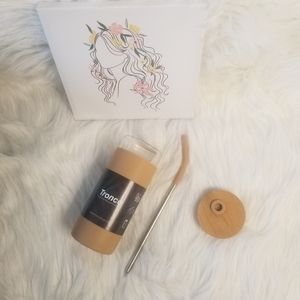 Cute brown glass tumbler